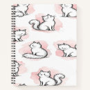 Search for kawaii cat notebooks White