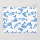 Search for whale pattern postcards Sea
