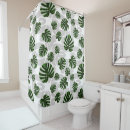Search for tropical leaf shower curtains Botanical pattern