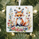 Search for baby fox christmas tree decorations Forest