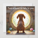 Search for dachshund easter cards Dog