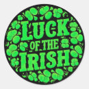 Search for 4 clover leaf stickers St patricks day