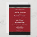 Search for red black and white gold invitations Burgundy