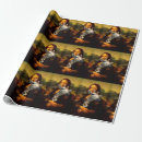 Search for parody wrapping paper Mona lisa