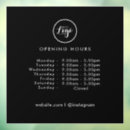 Search for display window decals Hours