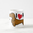 Search for i love my dogs mugs Dachshund
