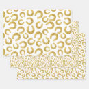 Search for horseshoe wrapping paper Equine