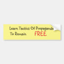 Search for propaganda bumper stickers Lies