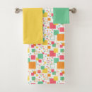 Search for yellow lemon bath towels Retro