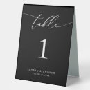 Search for tent table cards Reception table number