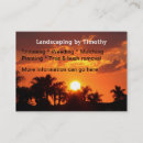 Search for weed business cards Landscaper