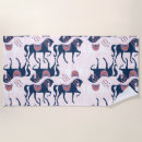 Search for horses beach towels Pink