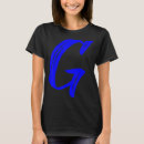 Search for alphabet letter g clothing Blue