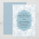 Search for blue funeral invitations In loving memory