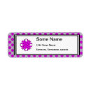 Search for purple ribbon return address labels Alzheimer's