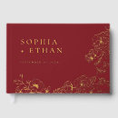Search for rose gold wedding guest books Simple