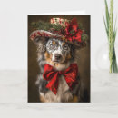 Search for aussie christmas cards Australian shepherd