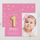 Search for foil 1st birthday invitations Balloon