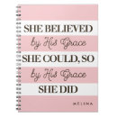 Search for she believed she could notebooks Typography