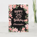 Search for 25 girl birthday cards Twenty fifth birthday
