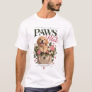 Search for flower prints mens tshirts Golden retriever