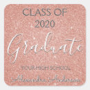 Search for rose gold graduation stickers Sparkle