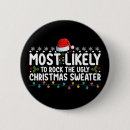 Search for ugly christmas sweater badges Merry
