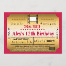 Search for film strip invitations Gold