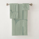 Search for sage green bath towels Geometric