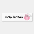 Search for cute owl bumper stickers Funny