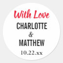 Search for love typography stickers Thank you