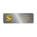 Search for money return address labels Dollar