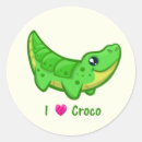 Search for cute crocodile stickers Cartoon
