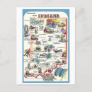 Search for indiana postcards Map