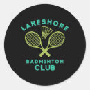 Search for badminton club stickers Action