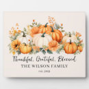 Search for fall pumpkin plaques Thanksgiving