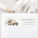 Search for tractor return address labels Birthday