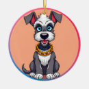 Search for cheerful christmas tree decorations Dog