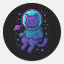 Search for retro astronaut stickers Galaxy