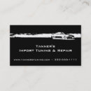 Search for car tuning business cards Repair