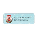 Search for gold snowflake return address labels Bauble