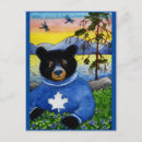 Search for black bear postcards Cute