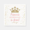 Search for princess napkins Glitter