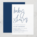 Search for navy blue baby shower invitations Typography