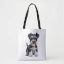 Search for miniature schnauzer tote bags Puppy