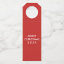 Search for christmas bottle tags Red