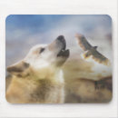 Search for howling wolf mousepads Wildlife