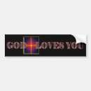Search for god loves you bumper stickers Religious