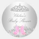 Search for diamond baby shower stickers Silver