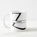 Search for initial z mugs Unique